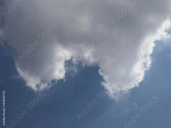 Fototapeta blue sky and clouds