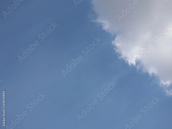 Fototapeta blue sky with clouds
