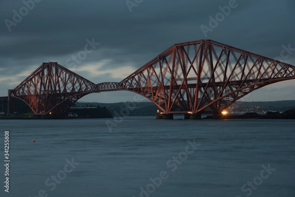 Fototapeta Eisenbahnbrücke bei Edingburgh