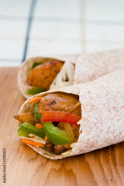 Obraz szarpany wrap z kurczakiem