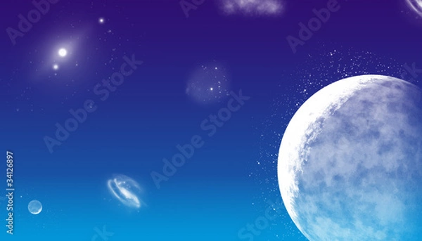 Fototapeta Fond Spatial