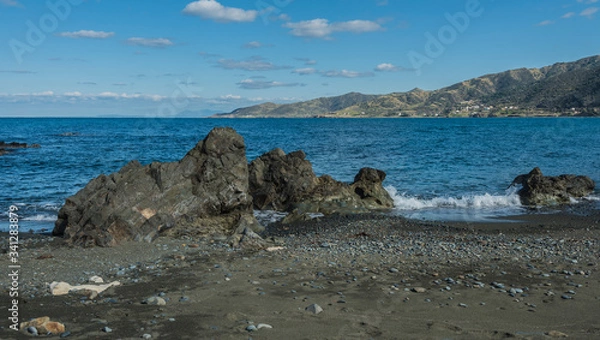 Obraz View North from Pomos Cyprus