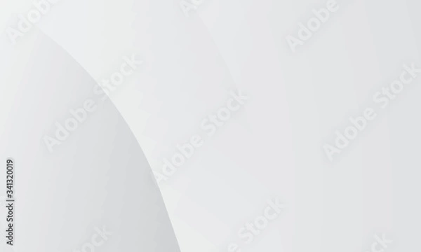 Fototapeta White Background Abstract Geometric Vector Illustration. You can use this white background template for website user interface.