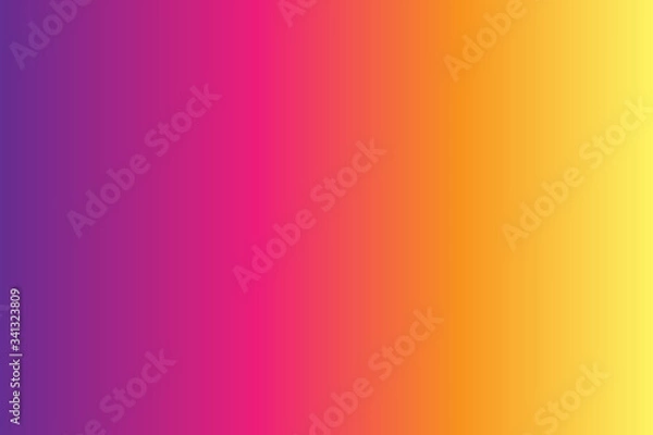 Fototapeta Abstract background with a gradient of purple, pink, scarlet and yellow. Stock illustration for web and print, background and wallpaper.