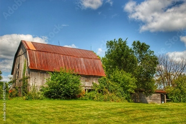 Fototapeta 0928 - Grey Rusted II (0928-BAR-082518-0219P)