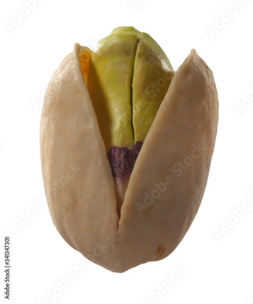 Obraz pistachio on a white background isolated