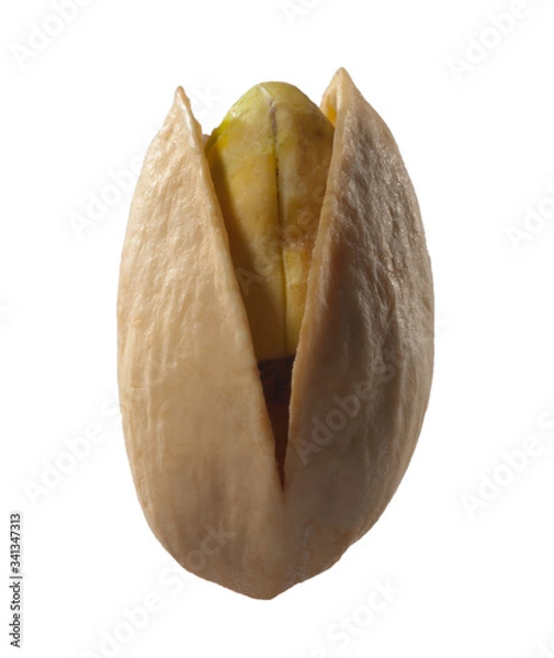 Obraz pistachio on a white background isolated