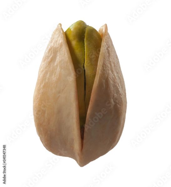 Obraz pistachio on a white background isolated