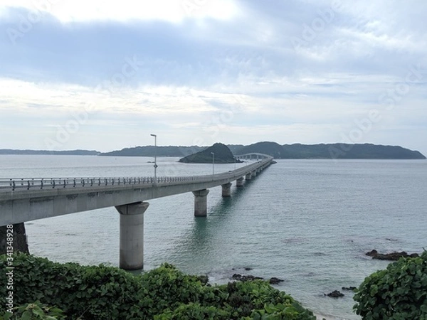 Obraz 離島への橋