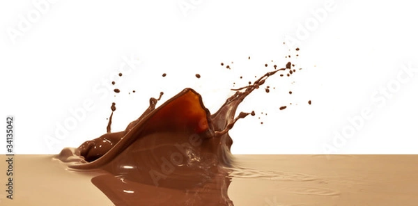 Obraz chocolate splash