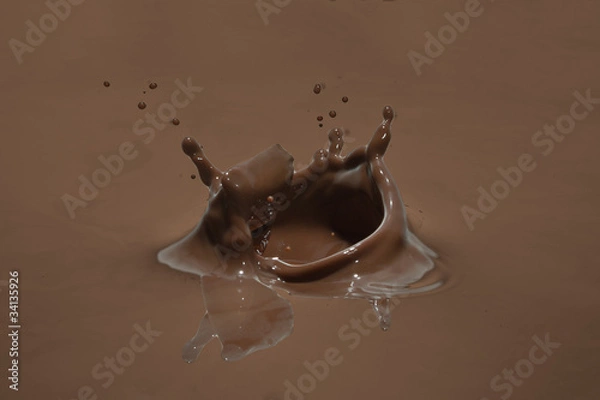 Obraz chocolate splash