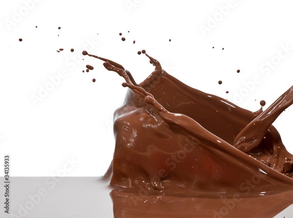 Obraz chocolate splash