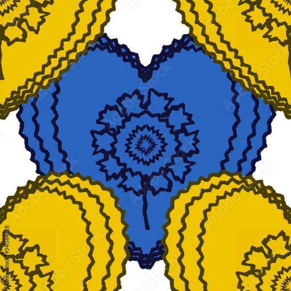 Obraz Hearts repeat pattern