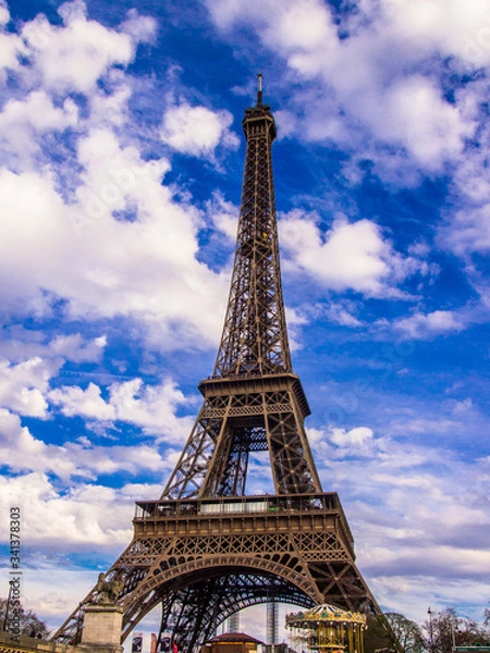 Fototapeta La Tour Eiffel à Paris