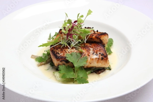 Obraz 白身魚のステーキ