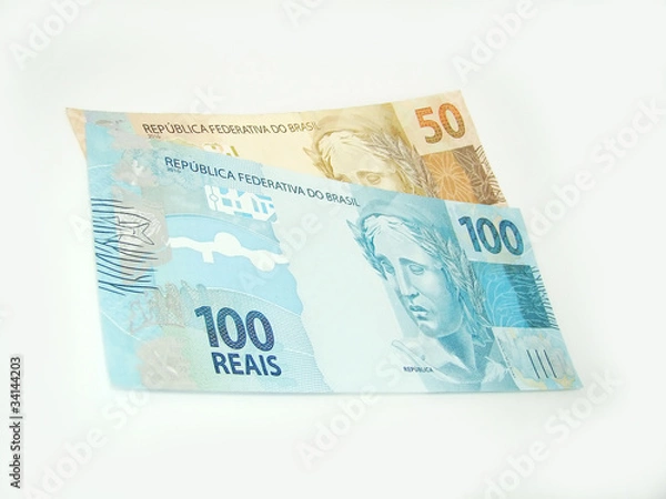 Obraz new currency from brazil