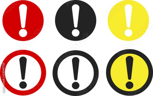 Obraz Exclamation marks