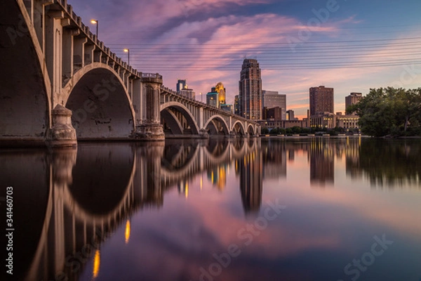 Obraz Minneapolis Sunset Reflection