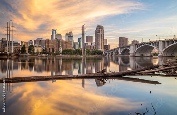 Obraz Minneapolis Sunset Reflection 2
