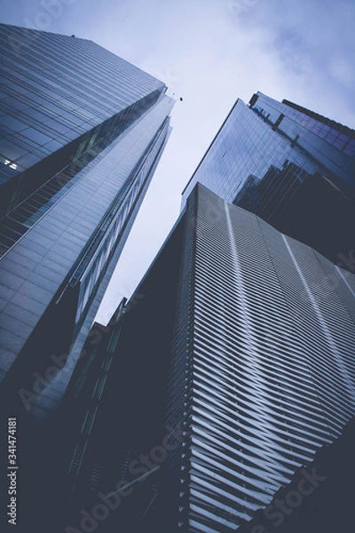 Obraz Tall buildings seen from below
