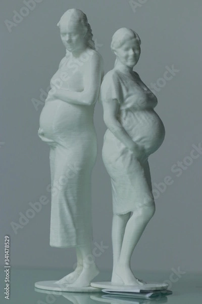 Fototapeta 3D printed figure