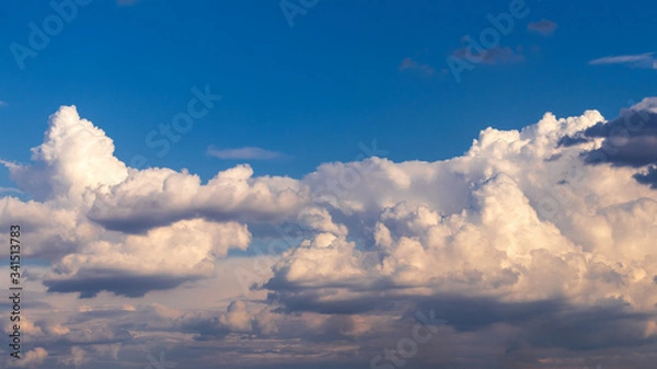 Obraz Landscape cloudy blue sky afternoon.
