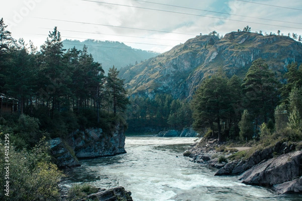 Fototapeta river in mountains