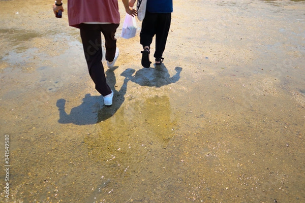 Obraz 水に映る影