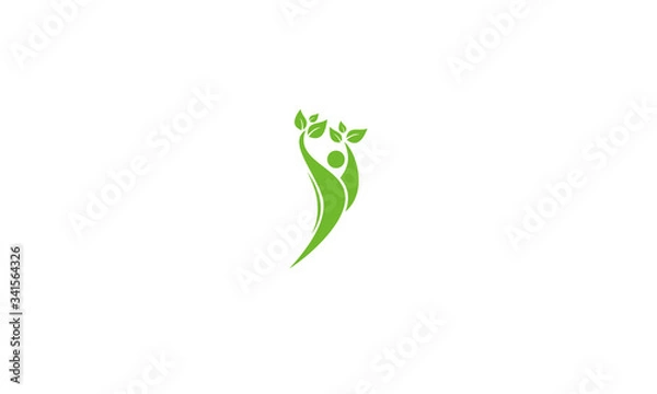 Obraz human and leaf