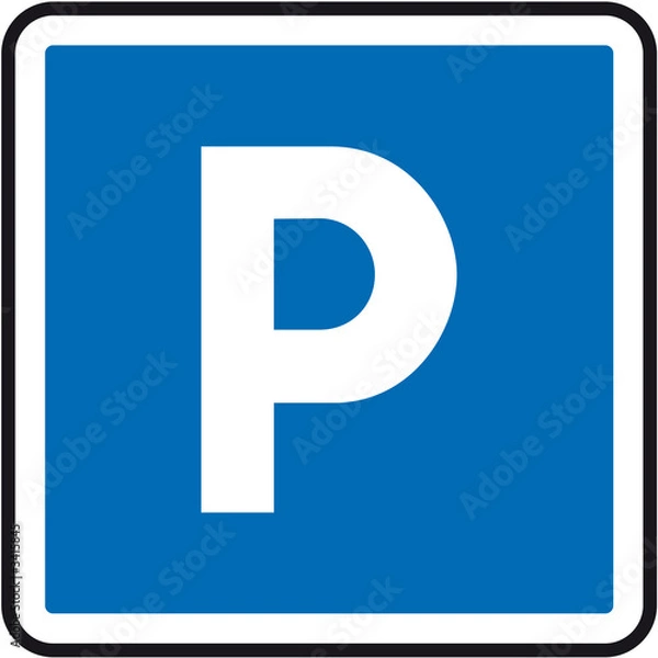Fototapeta parking