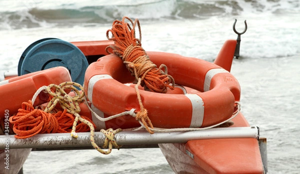 Fototapeta Salvagente e funi