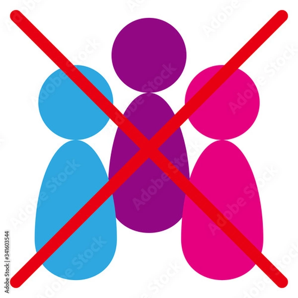 Obraz We must keep a social distance