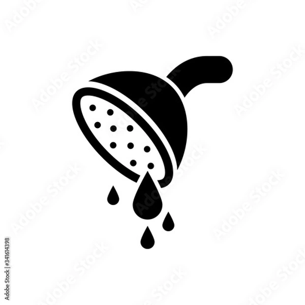 Obraz shower icon vector symbol template design trendy