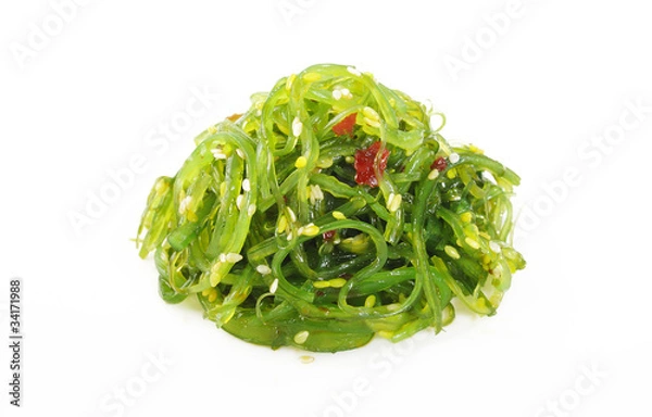 Obraz seaweed on white background