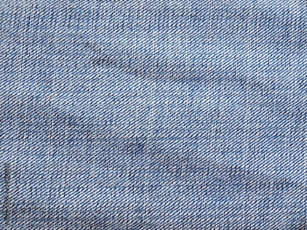 Fototapeta Old blue denim texture
