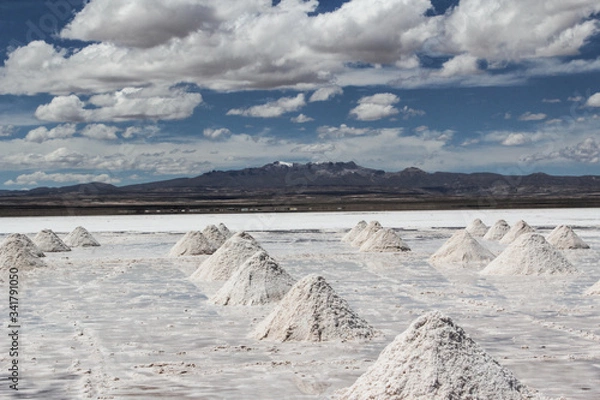 Obraz Uyuni salt desert in Bolivia 