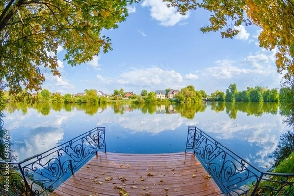 Obraz bridge to the lake