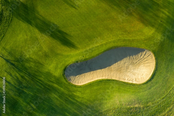 Obraz golf course from above