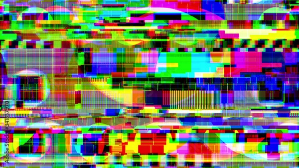 Fototapeta Glitch Background 01