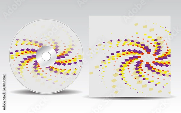 Fototapeta CD cover design template_21