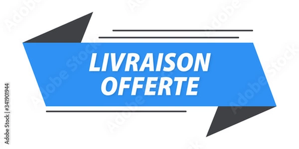Obraz livraison offerte bannière