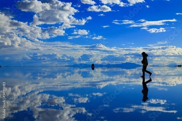 Obraz ウユニ塩湖、ボリビア