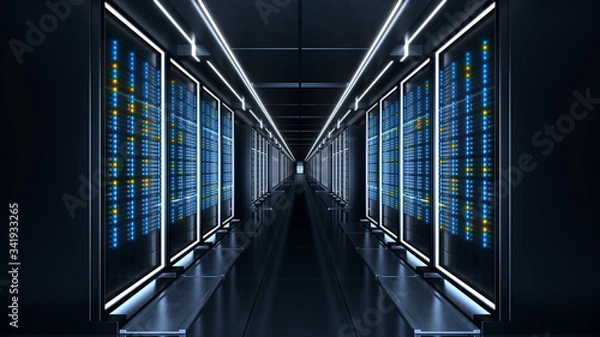 Fototapeta server room c01