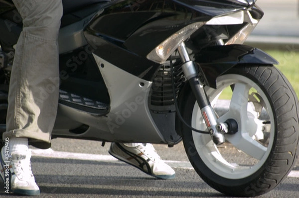 Obraz na moim skuterze