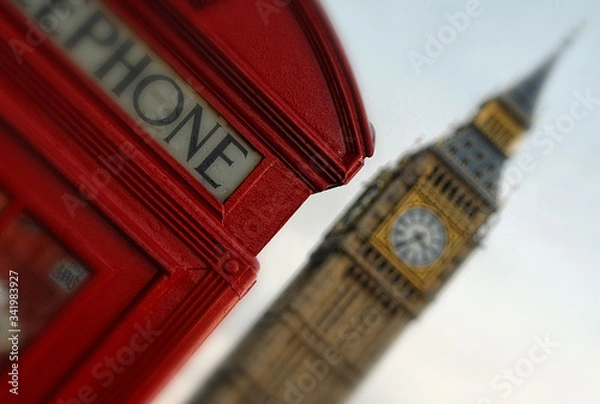 Obraz cabina y reloj.