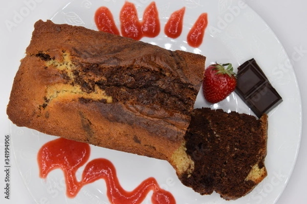 Obraz gâteau marbré