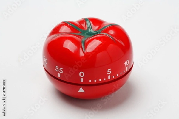 Obraz トマト型のキッチンタイマー