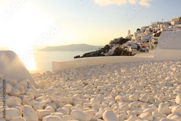 Fototapeta sunset on the beach