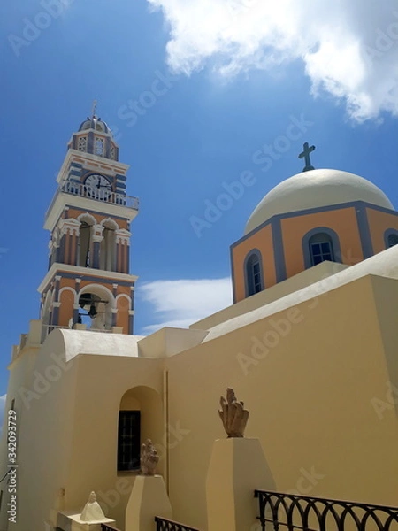 Fototapeta Chapel in Oia, Santorini, Greece