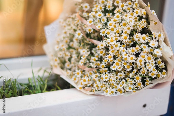 Obraz bouquet of wthite daisies